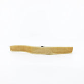 Gold Velvet Choker Necklace with Silver Adjustable Chain